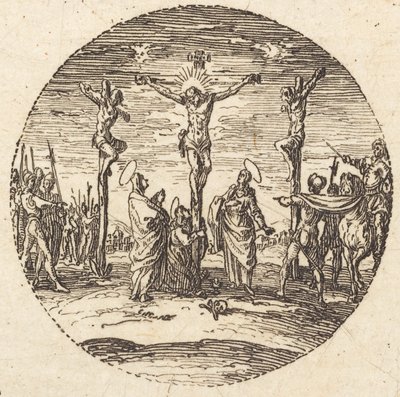 A keresztre feszítés, c. 1631. alkotó: Jacques Callot