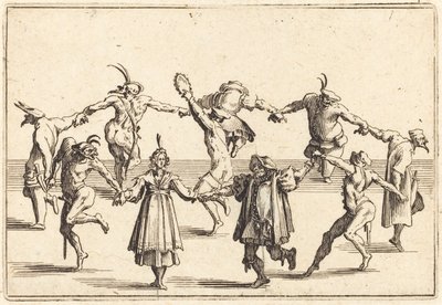 A tánc c. 1622. alkotó: Jacques Callot