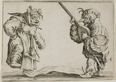 A táncosok a lanttal, A szeszélyekből alkotó: Jacques Callot