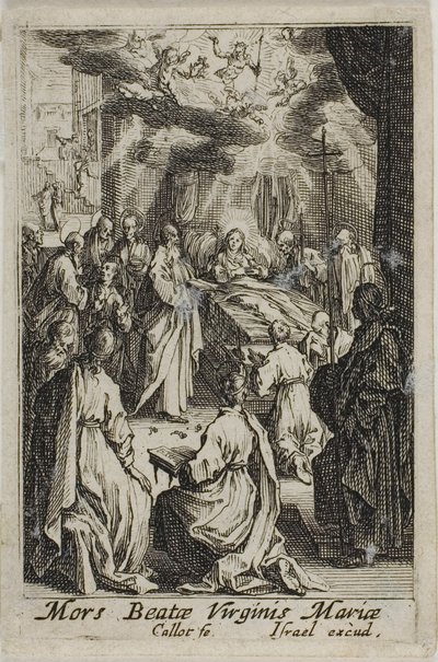 Szűz Mária halála, A Szűz Mária életéből alkotó: Jacques Callot