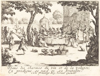 Az eloszlás, 1635. alkotó: Jacques Callot