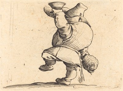 Az ivó, hátulnézet alkotó: Jacques Callot