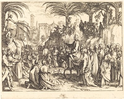 Belépés Jeruzsálembe alkotó: Jacques Callot