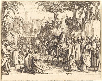Belépés Jeruzsálembe alkotó: Jacques Callot