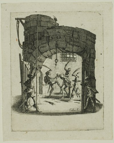 A zászlózás, A kis szenvedélyből alkotó: Jacques Callot