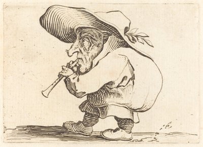A Flageolet játékos alkotó: Jacques Callot