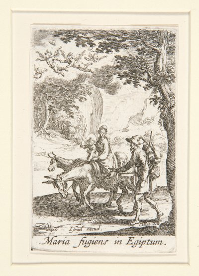 Repülés Egyiptomba, sz. 9 A Szűz életéből alkotó: Jacques Callot