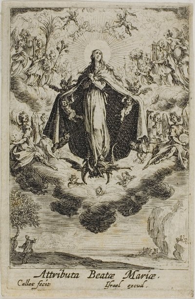A Szűz megdicsőülése, A Szűzanya életéből alkotó: Jacques Callot