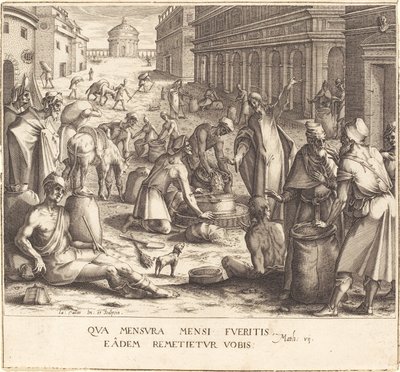 A gabonamérlegek alkotó: Jacques Callot