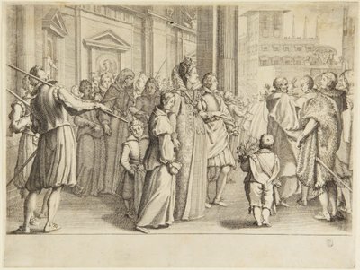 Maria Maddalena nagyhercegné és a hozomány ünnepe alkotó: Jacques Callot