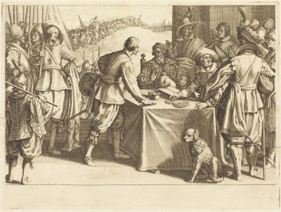 A csapatok toborzása alkotó: Jacques Callot