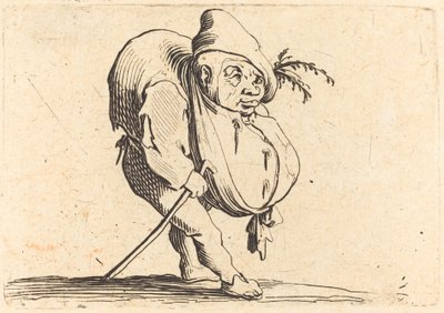 A púpos bottal, c. 1622. alkotó: Jacques Callot