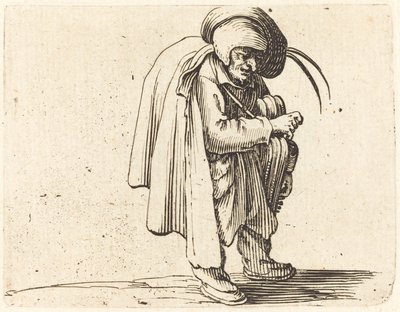 A Hurdy-Gurdy játékos alkotó: Jacques Callot