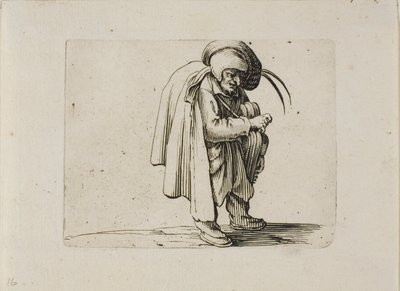 The Hurdy-Gurdy Player, Varie Figure Gobbitól alkotó: Jacques Callot