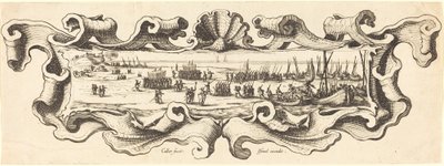 A csapatok partraszállása, valószínűleg 16281631. alkotó: Jacques Callot
