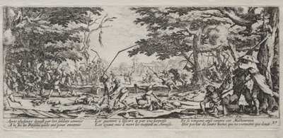 A háború nagy nyomorúságai: Parasztbosszú alkotó: Jacques Callot