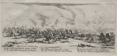A háború nagy nyomorúságai: A csata alkotó: Jacques Callot