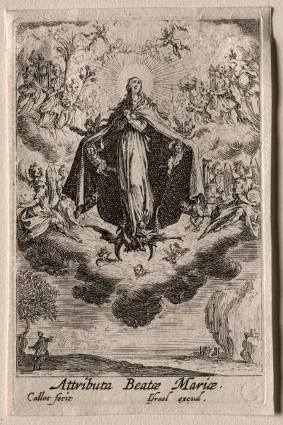 A Szűz élete: A Szűz tulajdonságai alkotó: Jacques Callot