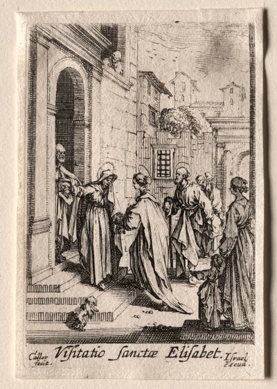A Szűz élete: A látogatás alkotó: Jacques Callot
