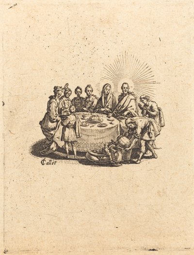 Házasság Kánában alkotó: Jacques Callot