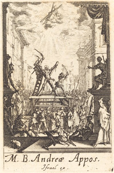 Szent András mártíromsága alkotó: Jacques Callot