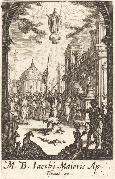 Major Szent Jakab mártíromsága, c. 16341635. alkotó: Jacques Callot