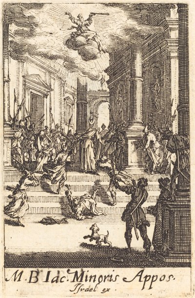 Kisebb Szent Jakab mártíromsága, c. 16341635. alkotó: Jacques Callot