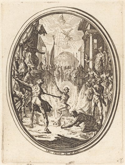 Szent Lőrinc mártíromsága alkotó: Jacques Callot