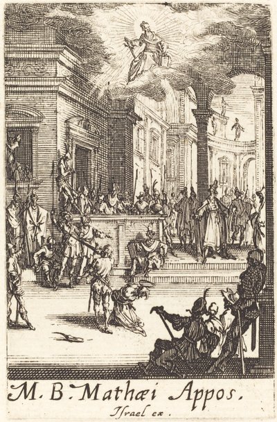 Szent Máté vértanúsága alkotó: Jacques Callot