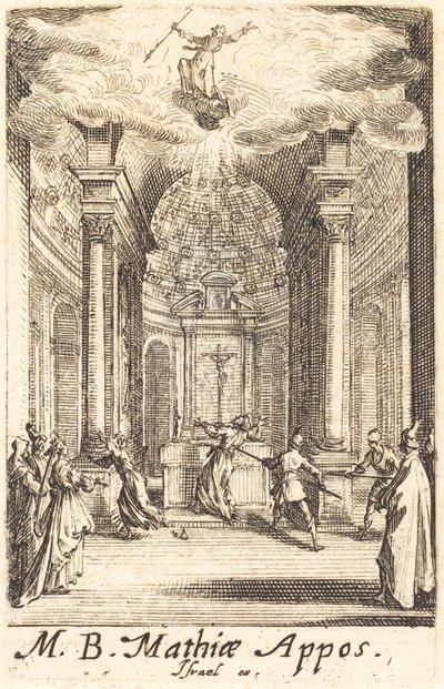 Szent Mátyás vértanúsága alkotó: Jacques Callot