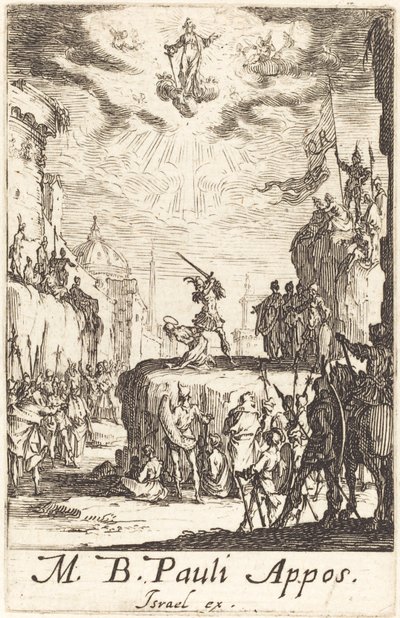 Szent Pál vértanúsága, c. 16341635. alkotó: Jacques Callot