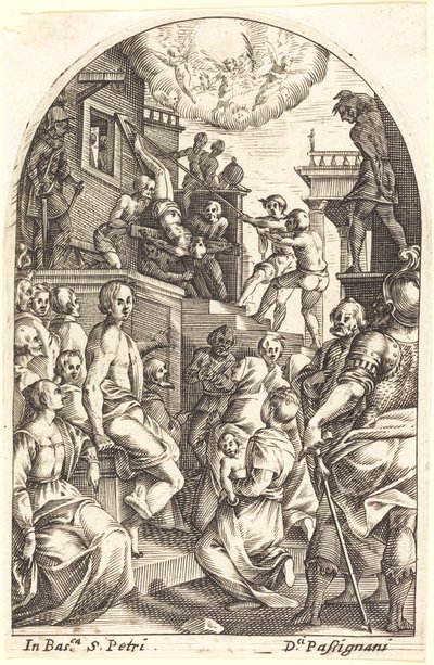 Szent Péter vértanúsága alkotó: Jacques Callot
