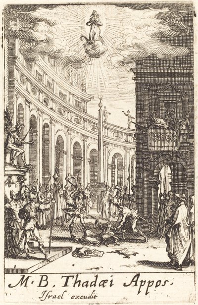 Szent Tádé mártíromsága alkotó: Jacques Callot