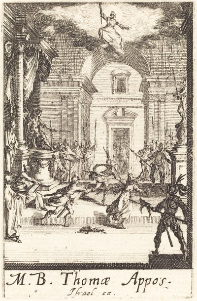 Szent Tamás mártíromsága alkotó: Jacques Callot