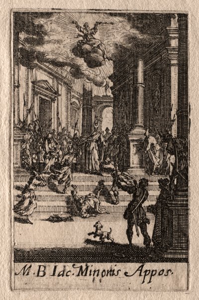 Az apostolok vértanúsága: Kisebb Szent Jakab alkotó: Jacques Callot
