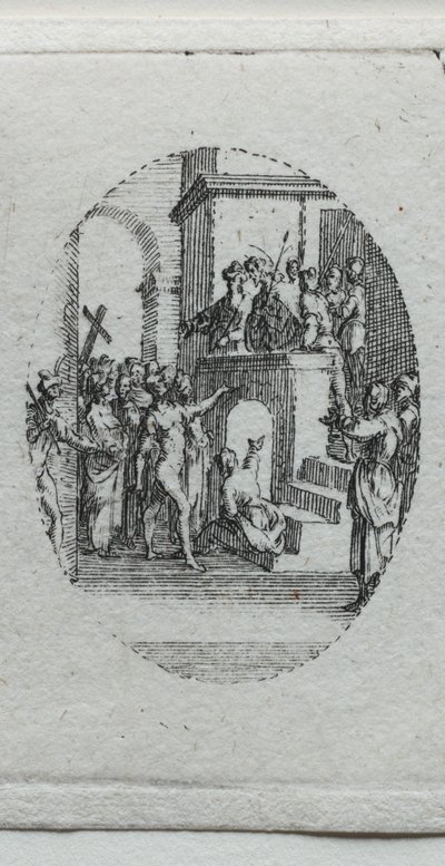 A szenvedés titkai: Krisztus bemutatott az embereknek alkotó: Jacques Callot