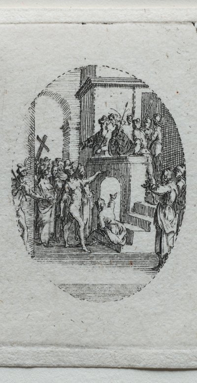 A szenvedés titkai: Krisztus bemutatott az embereknek. alkotó: Jacques Callot