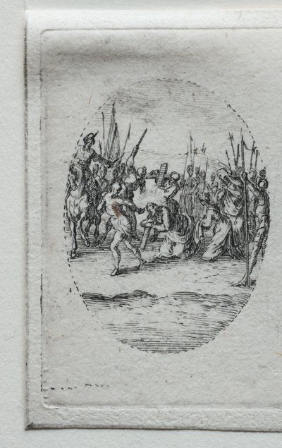 A szenvedés titkai: A kereszthordozás. alkotó: Jacques Callot