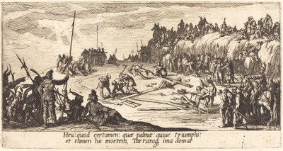 A keresztre szegezés alkotó: Jacques Callot