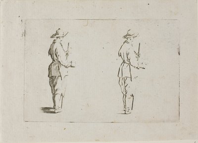 Serleget tartó paraszt, A szeszélyekből alkotó: Jacques Callot