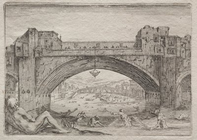A Ponte Vecchio, Firenze alkotó: Jacques Callot