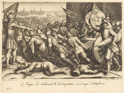 A csapatok újbóli beszállása alkotó: Jacques Callot