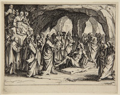 Lázár feltámasztása alkotó: Jacques Callot