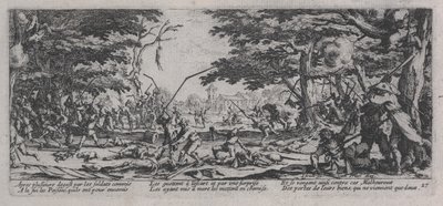 A parasztok bosszúja (La Revanche des paysons), A háború nyomorúságaiból alkotó: Jacques Callot
