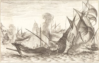 A második tengeri csata alkotó: Jacques Callot
