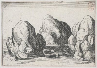 A kígyó – nem. 9 a sorozatból alkotó: Jacques Callot