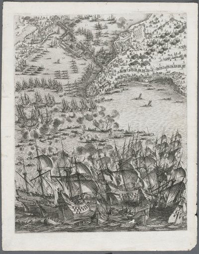 La Rochelle ostroma: 11. tábla, 1628-1630. alkotó: Jacques Callot
