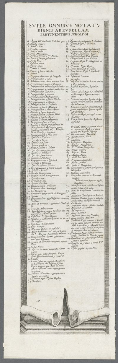 La Rochelle ostroma: 13. tábla alkotó: Jacques Callot