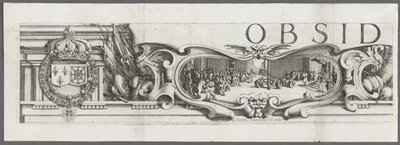 La Rochelle ostroma: 1. tábla, 1628-1630. alkotó: Jacques Callot