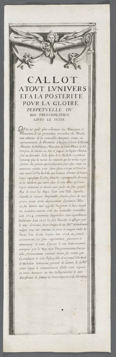 La Rochelle ostroma: 4. tábla, 1628-1630. alkotó: Jacques Callot
